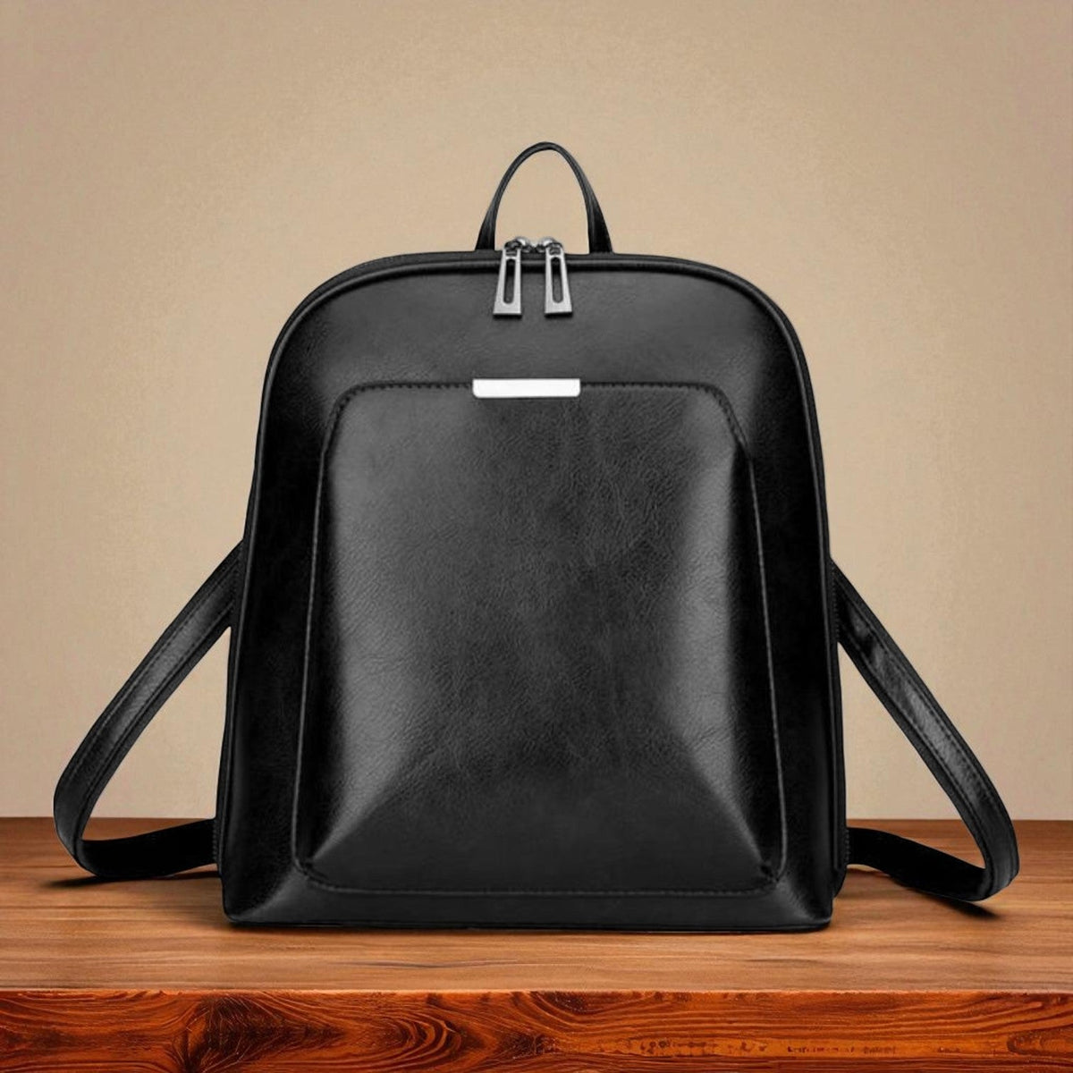 Double-Zipper Classic Backpack