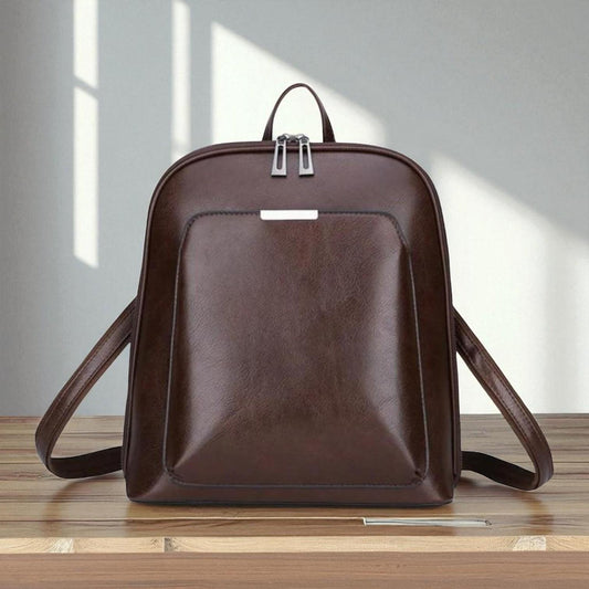 Double-Zipper Classic Backpack