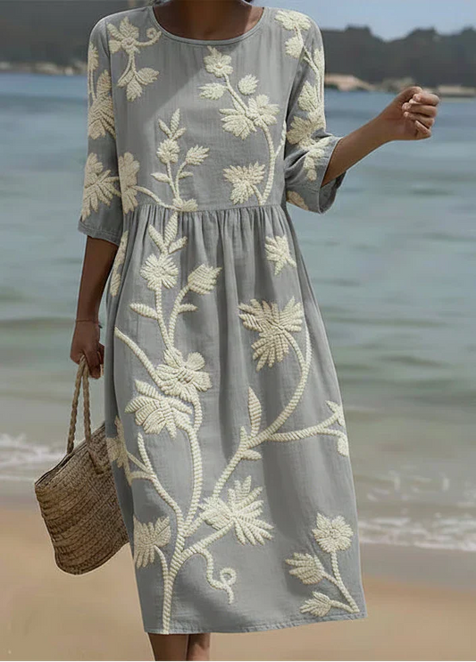 Ashley | Floral Printed Midi Dress