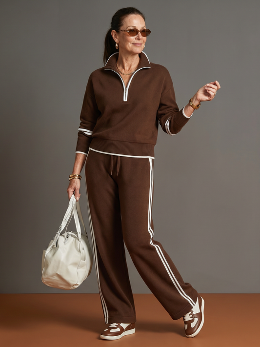 Regen | Striped Two-Piece Set