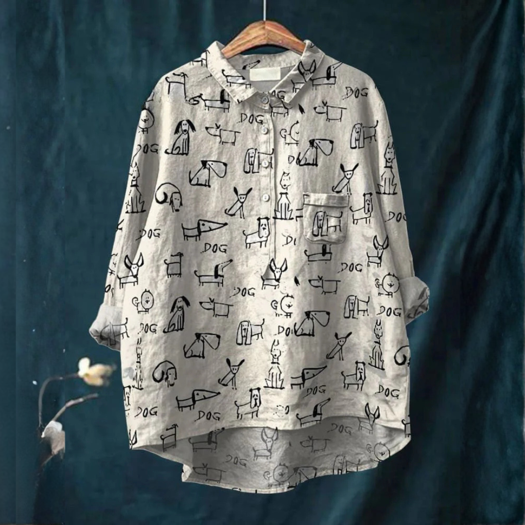 Zoe | Doodle Dog Graphic Tee