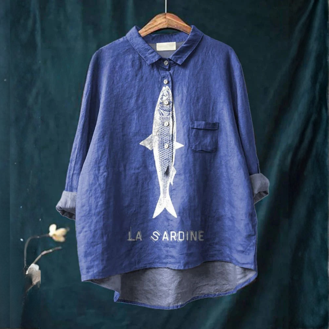 Lily | Sardine Pattern Tee