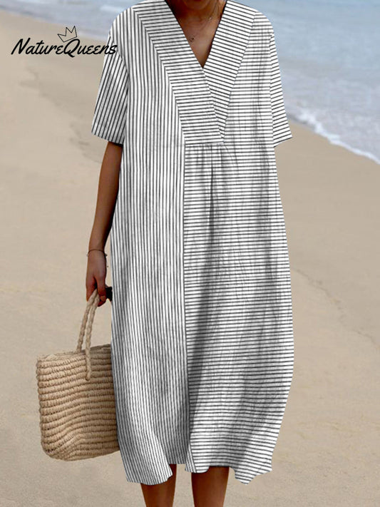 Isa | Striped Dress