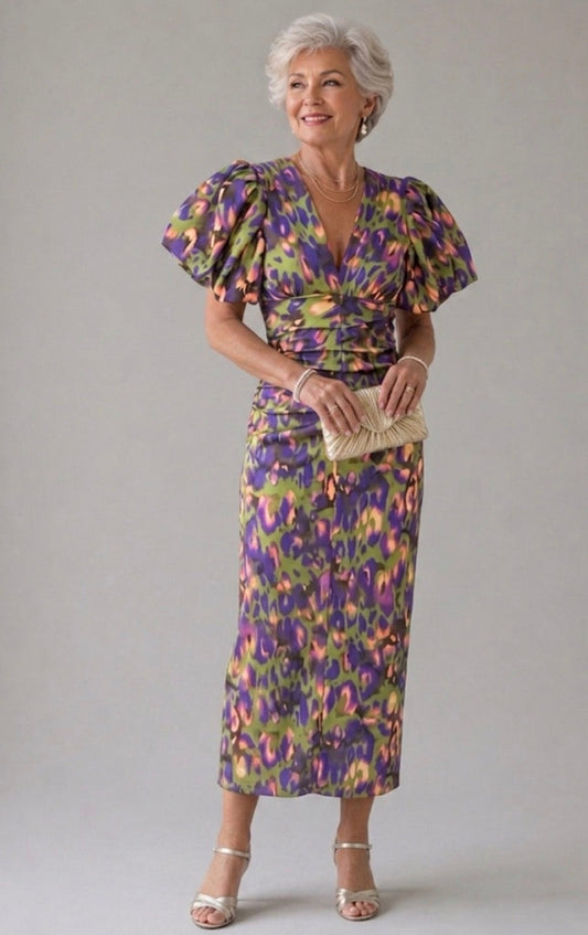 Stella | Midi Pleated Dress