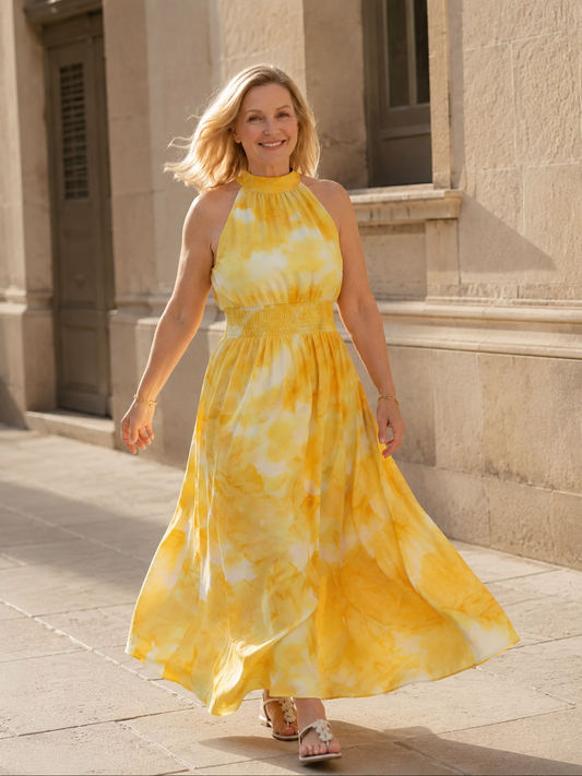 Sylin | Halter Midi Dress