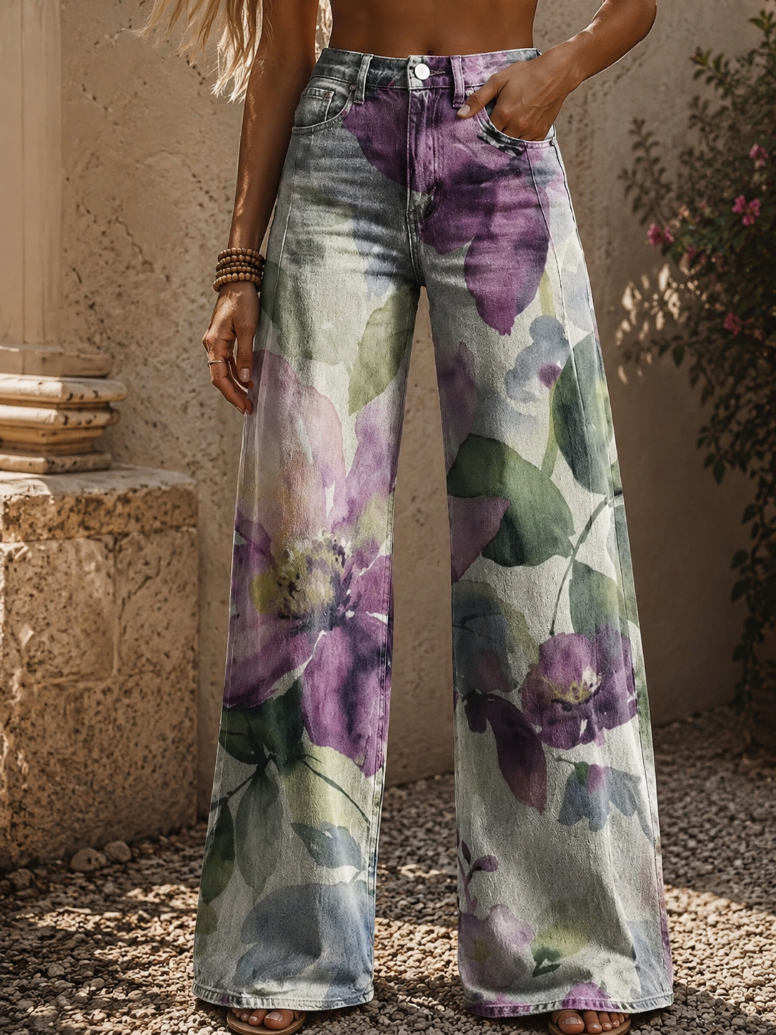 Alessia | Vintage Bohemian Style Trousers
