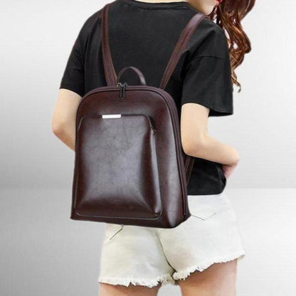 Double-Zipper Classic Backpack