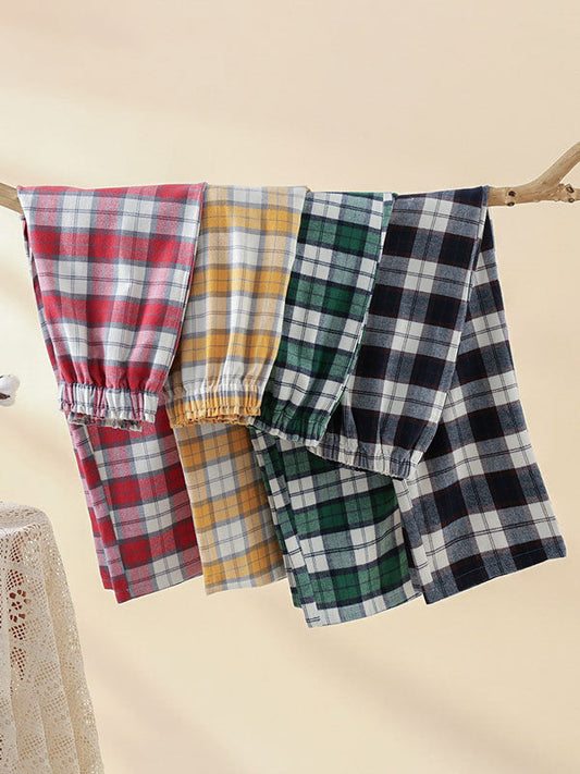 Cotton Classic Plaid Pajama Pants