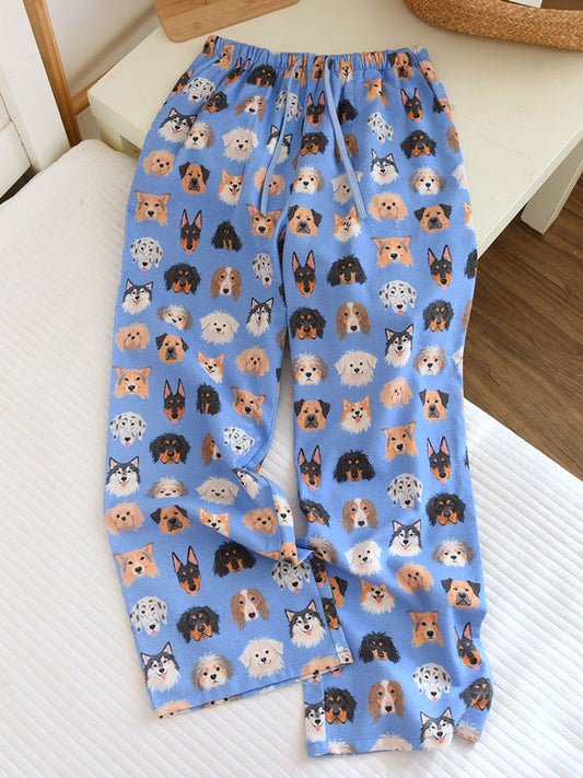 Puppy Print Pajama Pants