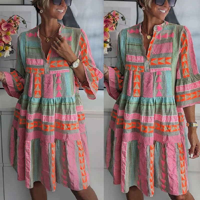 Ava | V-Neck Dress