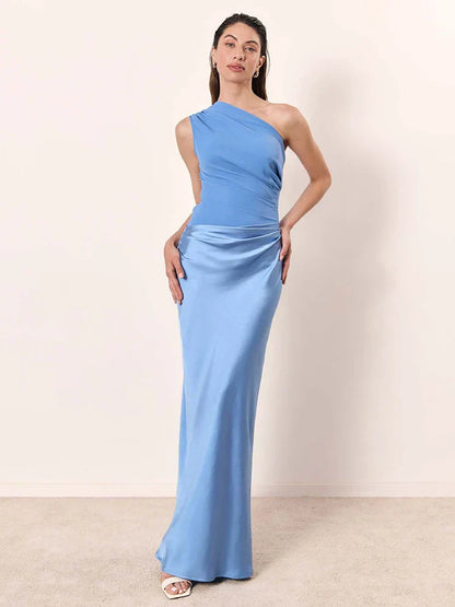 Sophia | Satin Maxi Dress