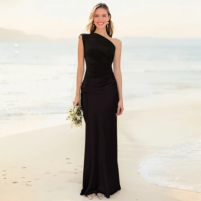 Sophia | Satin Maxi Dress