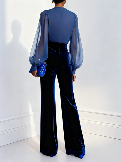 V-Neck Jumpsuit