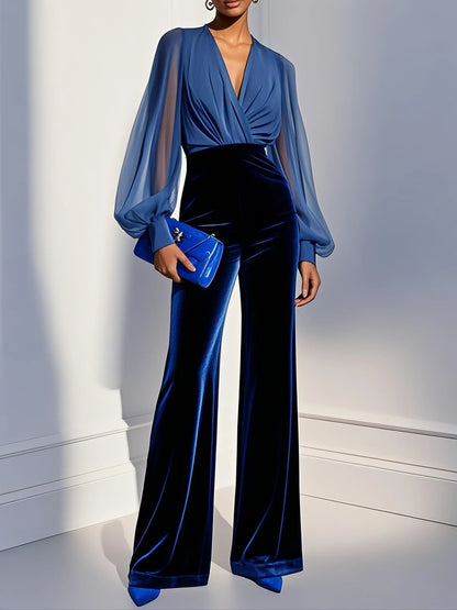 V-Neck Jumpsuit