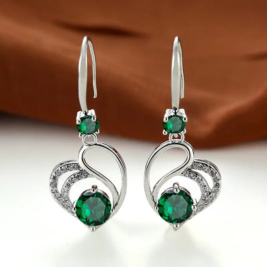 Serphina Duval Earrings | White Gold