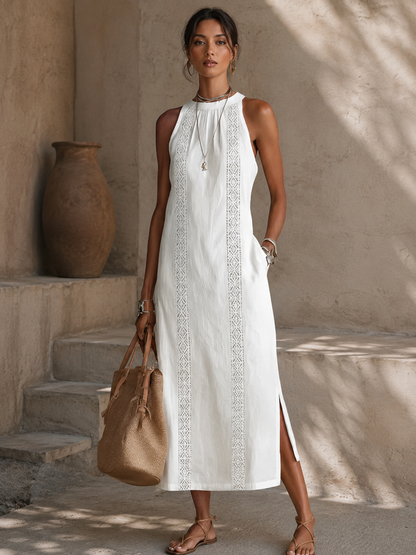 Jimena | Linen Midi Dress