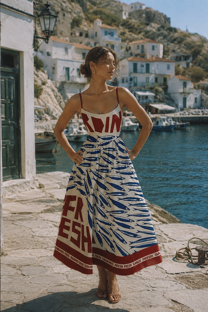Printed Maxi Dress
