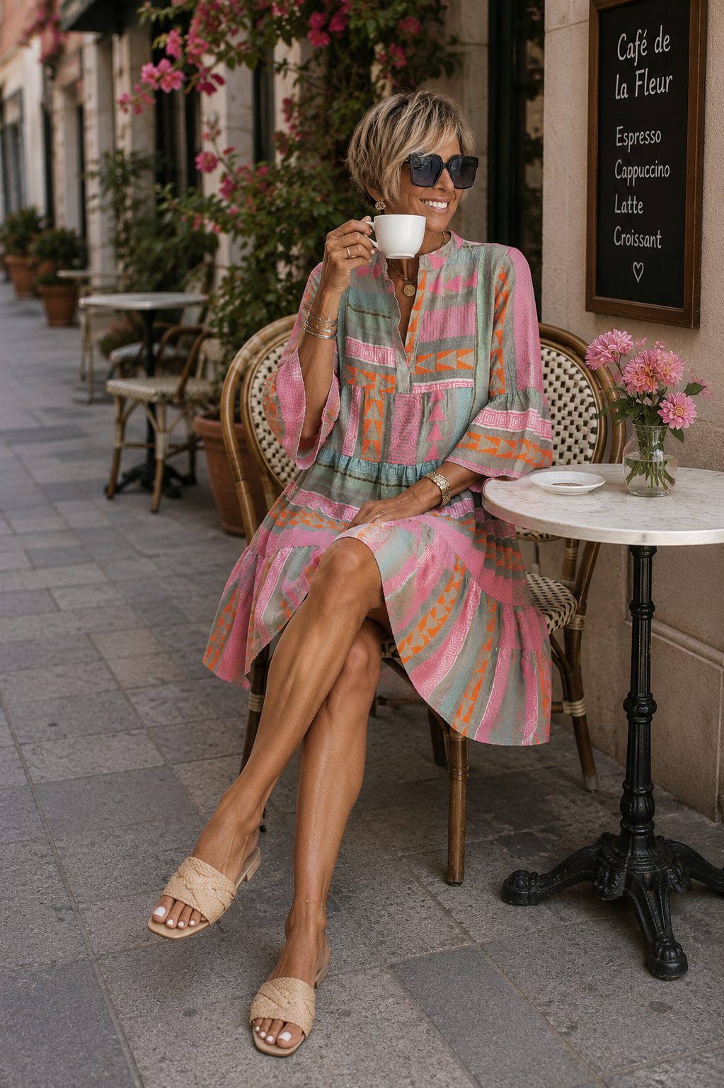 Ava | V-Neck Dress