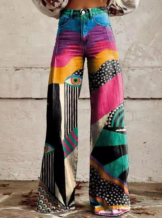 Talia | Boho Wide Leg Pants